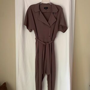 MAAC London 'Mona' dolman sleeved jumpsuit in taupe